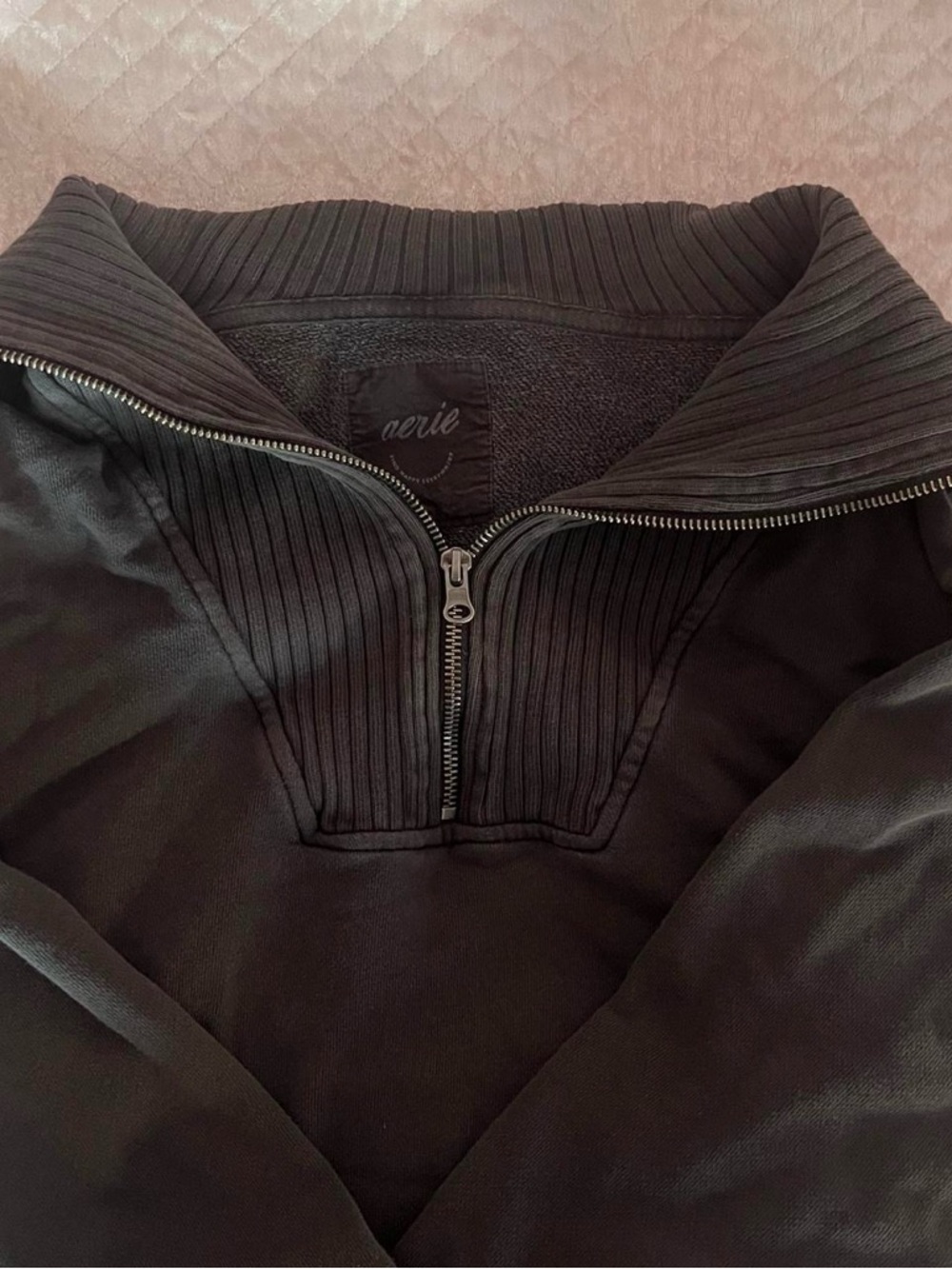 aerie Dark Gray Pullover